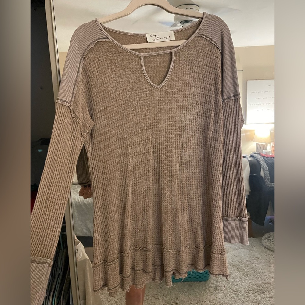 Waffle knit too
